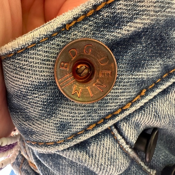 BDG Jeans-Straight Leg-Light Wash-Aged-Size 25-Low Rise - Picture 5 of 13